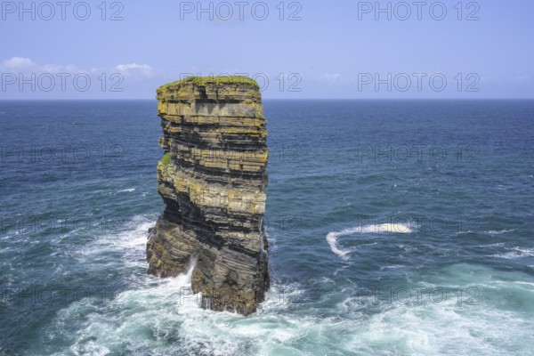 Dun Briste Sea Stack at Downpatrick Head, Lackan, Co. Mayo, Ireland