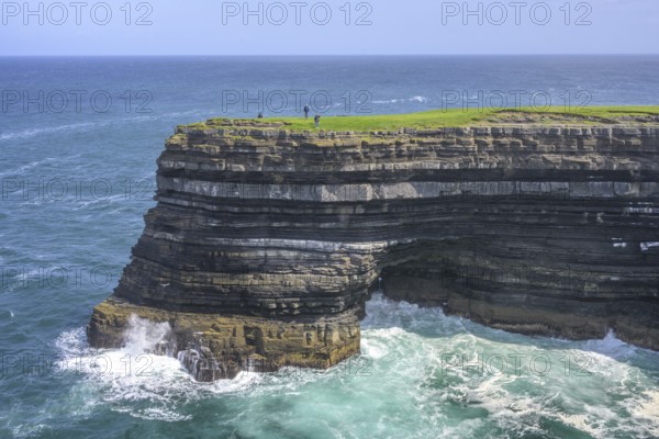 Cliff coast at Downpatrick Head, Lackan, County Mayo, Ireland