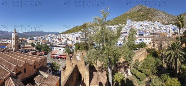 MAR, Chefchaouen, AI, Kasaba, Pano