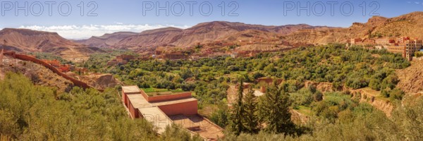 MAR, Draa, Valley, Pano, HDR