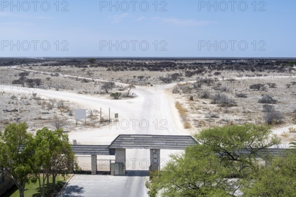 Okaukuejo Camp, tourist complex in Etosha National Park, Namibia