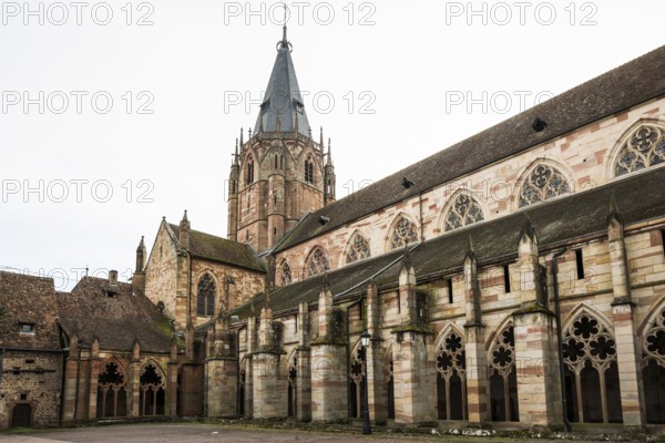Gothic Church of St. Peter and Paul, Saints-Pierre-et-Paul, Wissembourg, Weissenburg, Alsace, Bas-Rhin Department, France