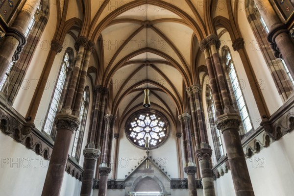 Interior view, Chapelle Notre-Dame, Molsheim, Alsace, Bas-Rhin Department, France