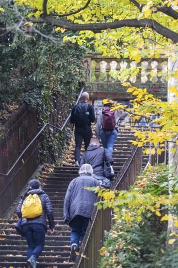 Willy Reichert squadron. There are up to 400 stables in Stuttgart. The stairs not only serve as a shortcut between the half-heights and the city center, but are also often used as a viewing or meeting point. Stäffele are typical of the state capital and a special attraction. Stuttgart, Baden-Württemberg, Germany