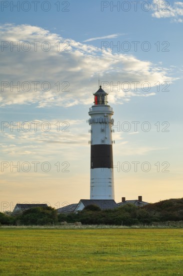 Langer Christian lighthouse near Kampen on the island of Sylt, Germany
