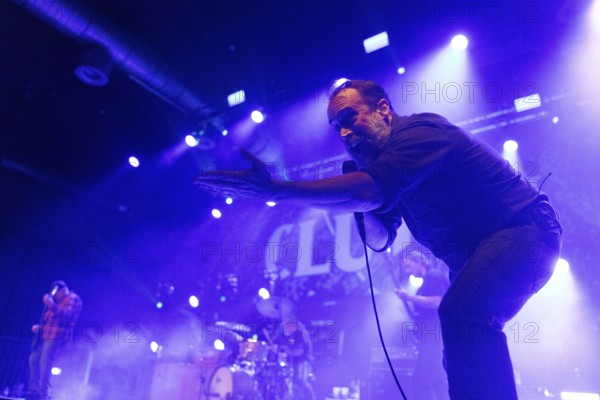 Neil Fallon, singer of Clutch, live on UK & European Tour 2025 at Huxley's New World in Berlin on 03.12.2025