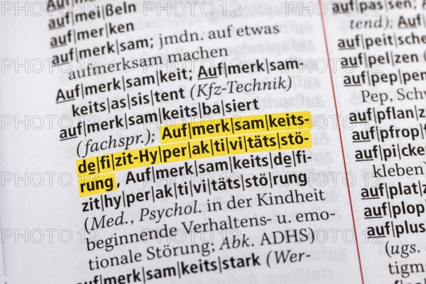 The longest word in the duden is attention deficit hyperactivity disorder with 44 letters. Term from the Duden. Standard work of German spelling, 29th edition. germany