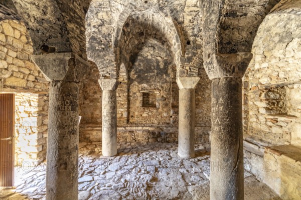 Hosios Luke Monastery, UNESCO World Heritage Site in Steiri, Greece