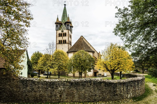 Medieval Town, Châtenois, Bas-Rhin Department, Alsace, France