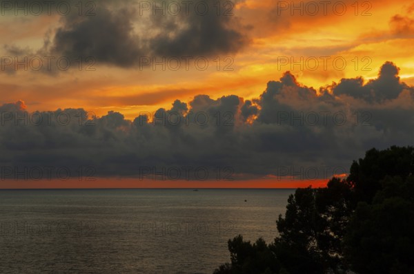 Sunset, Santa Ponsa Bay, Majorca, Spain