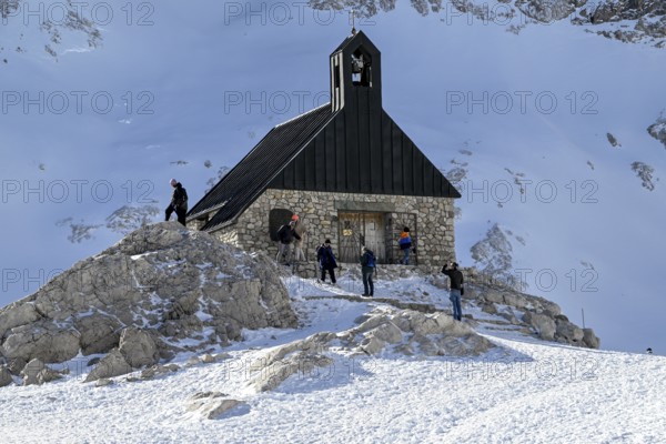 Kapelle Maria Heimsuchung am Zugspitzplatt, Grainau Municipality, Garmisch-Partenkirchen District, Bavaria, Germany