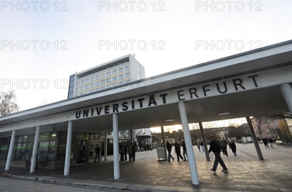 Main entrance to the University of Erfurt on Nordhäuser Straße
