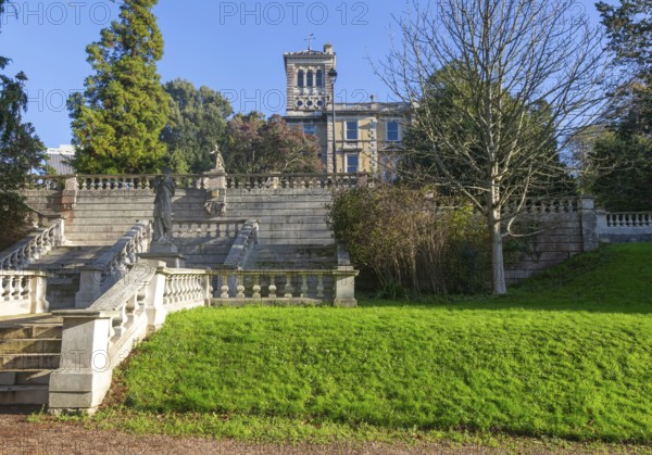 Reed Hall, historic listed Italianate mansion, Streatham Campus, University of Exeter, Exeter, Devon, England, UK built 1867