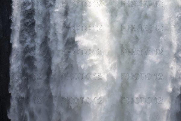 Water plunges into the depths, Victoria Falls, Zimbabwe