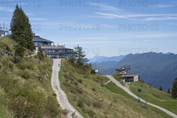 Panoramic Restaurant, Bergstation, Brauneck, Bavarian Prealps, Isarwinkel, Lenggries, Upper Bavaria, Bavaria, Germany