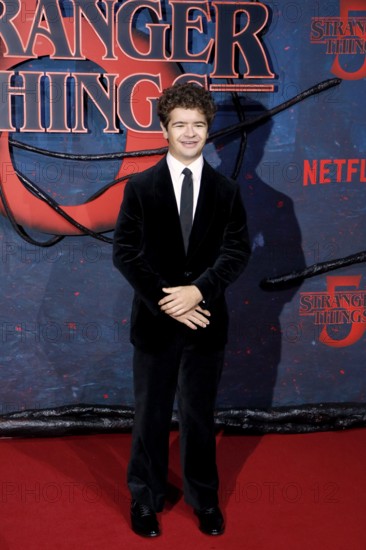 Gaten Matarazzo at the Stranger Things fan event in Hangar 7 at Tempelhof Airport in Berlin on 18.11.2025