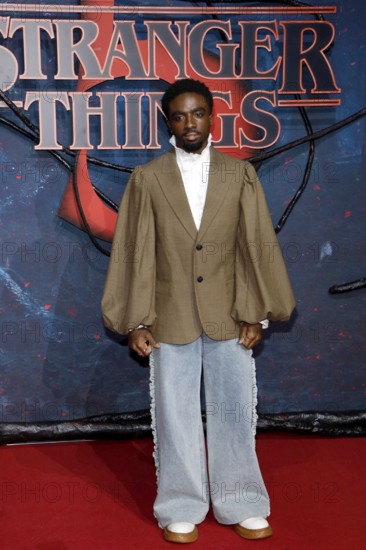 Caleb McLaughlin at the Stranger Things fan event in Hangar 7 at Tempelhof Airport in Berlin on 18.11.2025