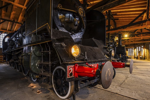 Legendary French Locomotive La France, Operating Number 231.K 22, Railway Museum, Augsburg Railway Park, Regierungsbezirk Swabia, Bavaria, Germany