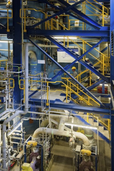 Garbage, household waste, waste separation, waste incineration, waste incineration plant, energy, TREA, Eschbach, Breisgau, Baden-Württemberg, Germany