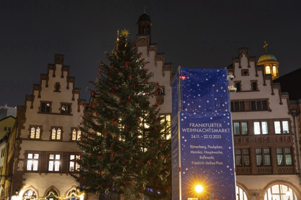 The Frankfurt Christmas Market will take place from 24.11.2025 to 22.12.2025 at several locations in the city center, Frankfurt am Main, Hesse, Germany