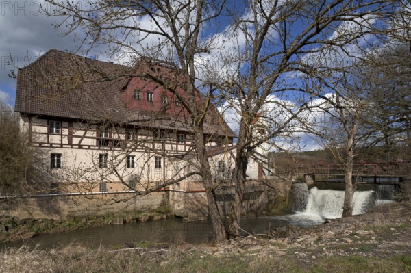 Kunstmühle Habernhof an der Schwabach, Uttenreuth, Middle Franconia, Bavaria, Germany