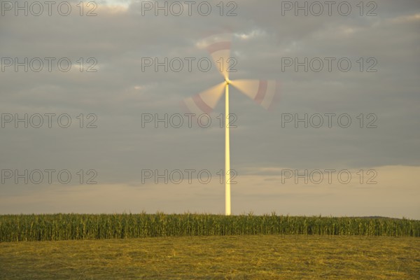 Europe, Germany, Baden-Württemberg, Swabian Jura, Tomerdingen wind farm