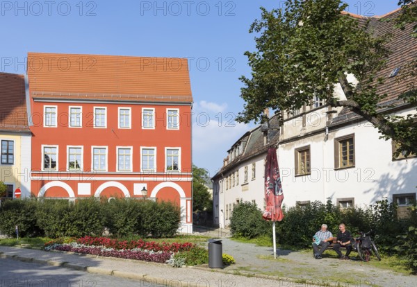 Cathedral Square with historic buildings, Naumburg (Saale), Saxony-Anhalt, Germany