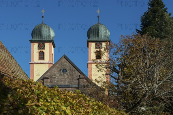 Monastery Church, St. Märgen, Southern Black Forest, Black Forest, Baden-Württemberg, Germany