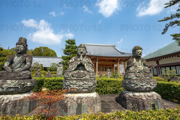 Stone Buddha Statues, Ninna-ji Renge-ji Temple, Buddhist Temple, Kyoto, Japan