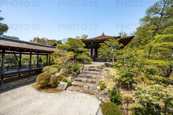 Northern Garden, Kitaniwa or Hokutei Garden, Ninna-ji Goths, Buddhist Temple Complex, Kyoto, Japan