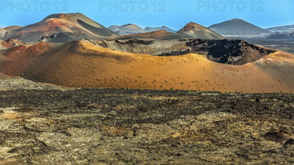 Timanfaya National Park Fire Mountains, Montanas del Fuego, Lanzarote, Canary Islands, Spain, Timanfaya National Park, Lanzarote, Spain