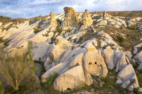 Balloon ride over fantastic tuff rock formations, Cappadocia, Turkey, Cappadocia, Turkey
