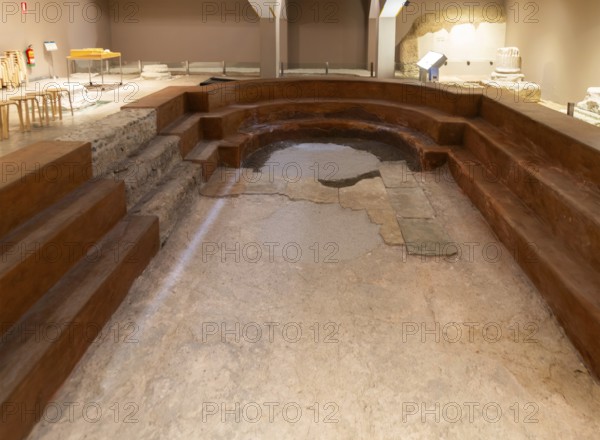 Museo de las Termas Publicas de Caesaraugusta, Roman public baths museum, Zaragoza, Aragon, Spain