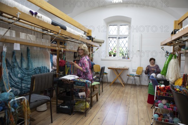 Weaving mill in Studio 61, Petrovaradin or Petrovaradin Fortress, Novi Sad, Vojvodina Province, Serbia