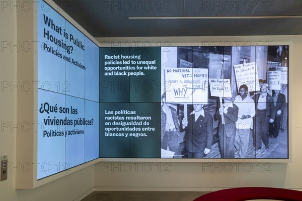 Chicago, Illinois - The National Public Housing Museum. The museum occupies the last standing building of the Jane Addams homes, built in 1938, the first public housing project in Chicago