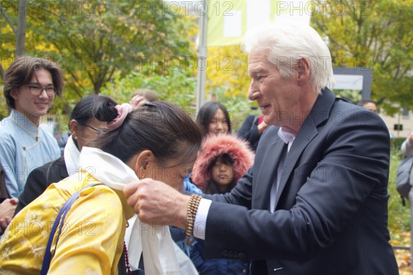Richard Gere (International Chairman of the International Campaign for Tibet), arriving for the Snow Lion Human Rights Prize, Umweltforum Berlin, Berlin, 25.10.2025