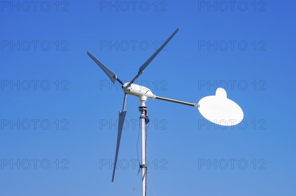 A wind generator, including a small wind turbine or small wind turbine (KWEA) with an unmarked wind vane