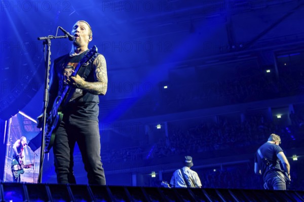 Michael Poulsen, singer and guitarist from Volbeat as part of the Greatest Of All Tours Worldwide 2025 at the ZAG Arena in Hanover on 21.10.2025