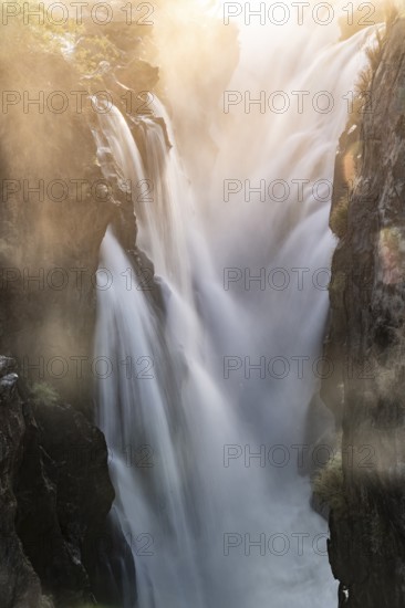 Detail, Epupa Falls, Water at Epupa Waterfalls, Kaokoveld, Namibia