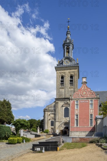 John the Evangelist church at 12th century Park Abbey, Abdij van Park, Premonstratensian abbey at Heverlee near Leuven in Flemish Brabant, Belgium