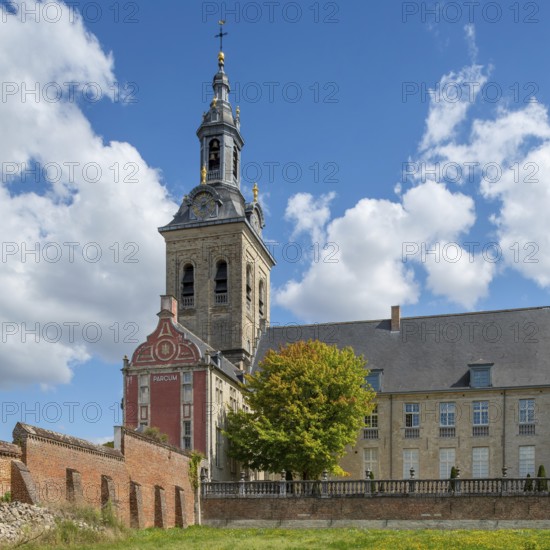 John the Evangelist church at 12th century Park Abbey, Abdij van Park, Premonstratensian abbey at Heverlee near Leuven in Flemish Brabant, Belgium