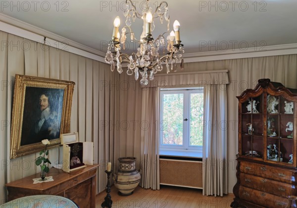 Konrad Adenauer's house, interior photo, Stiftung Bundeskanzler-Adenauer-Haus, Rhöndorf, Bad Honnef, North Rhine-Westphalia, Germany