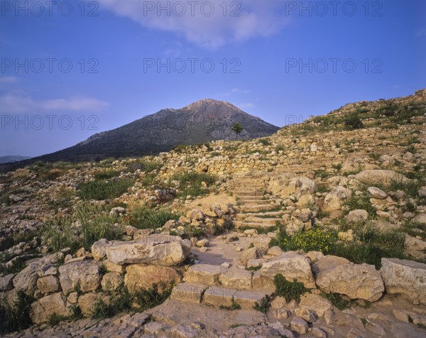 Archaeological site, UNESCO World Heritage Site, Mycenae, Mycenae, important city in pre-classical times, Peloponnese, peninsula, Greece