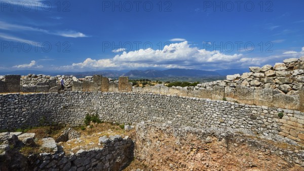 Tomb A, archaeological site, UNESCO World Heritage Site, Mycenae, Mycenae, important city in pre-classical times, Peloponnese, peninsula, Greece