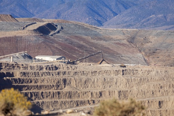 Round Mountain, Nevada - The Round Mountain Gold Mine, an open pit mine operated by Kinross Gold