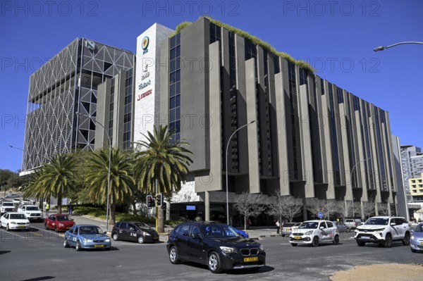 Street scene on the corner of Fidel Castro Street and Independence Avenue, Windhoek, Khomas region, Namibia