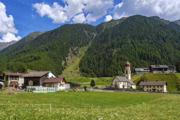 At the end of the world in Niederthai, a village in Umhausen in the middle Ötztal, Tyrol, Austria