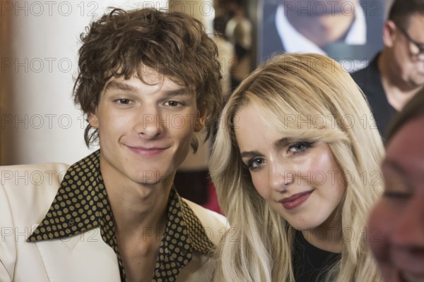 Mason Thames and Mckenna Grace on the red carpet for the special screening of All das Ungesagte zwischen uns - Regretting You at Zoo Palast, Berlin, 12 October 2025