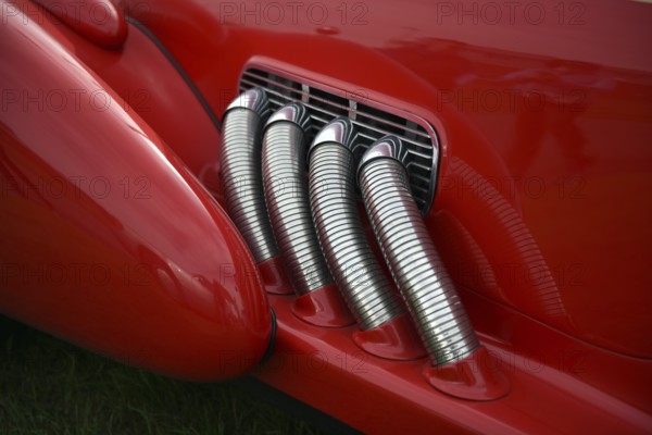 The very rare luxury sports car, vintage car, sports car, SCEPTRE 6.6S, at a classic car meeting in Büsum, Schleswig-Holstein, Germany