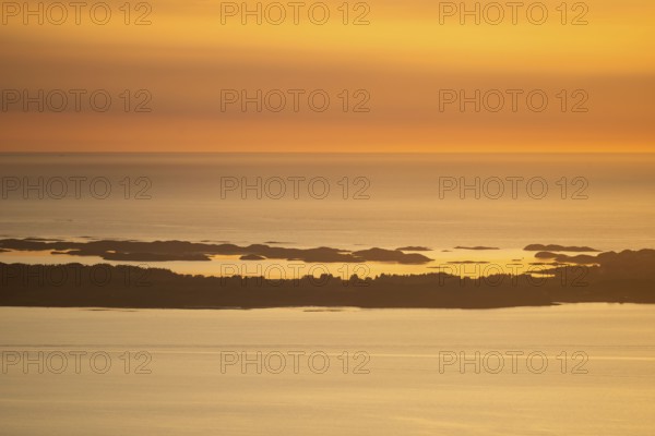 Offshore islands and skerries, sea, evening mood, Otroya or Otrøya island, Møre og Romsdal, Norway